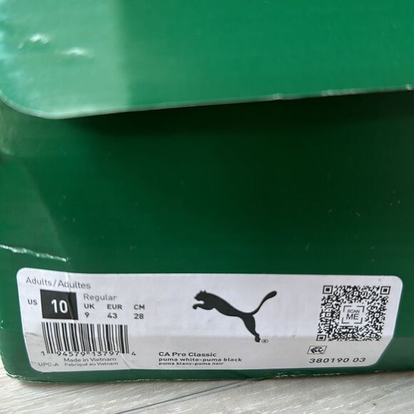 PUMA Ca Pro Classic Trainers in‎ Black/White Mens 10 NWT IN PACKAGING/BOX main image 4